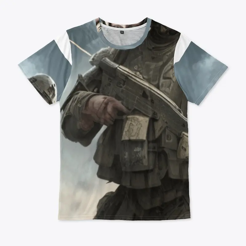 Brave Samurai Soldier Print