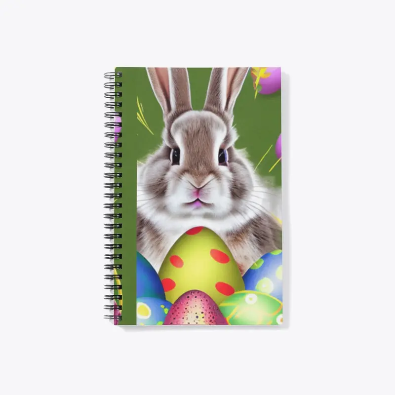 "Egg-Citing Easter Rabbit Print"