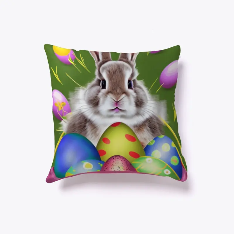 "Egg-Citing Easter Rabbit Print"